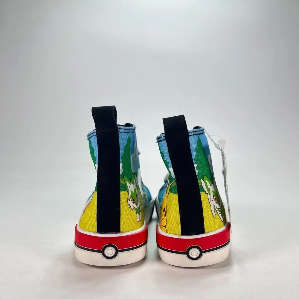 Ground Up Licensed Pokemon Multicolor High Top Casual Sneakers Shoes kids Sz 13